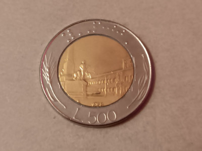 M3 C50 - Moneda foarte veche - Italia - 500 lire - 1988 foto