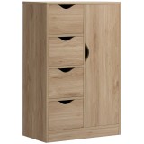HOMCOM Dulap Mic Baie Dulap Baie Modern Practic 2 Niveluri | Aosom Romania