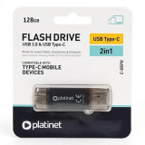 Flash Drive Usb 3.0 Si Type C 128Gb C-Depo Platinet, Oem