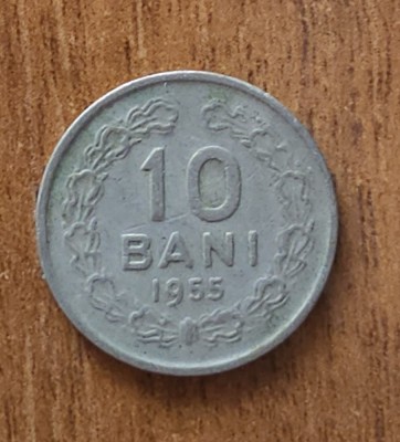 10 bani 1955, RPR / Rom&amp;acirc;nia foto