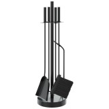 Cumpara ieftin Set scule pentru semineu, 5 piese, 18x66 cm, otel