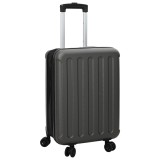 vidaXL Valiză pliabilă cu carcasă dură 20&#039;&#039; gri &icirc;nchis 34x23x55.5 cm ABS