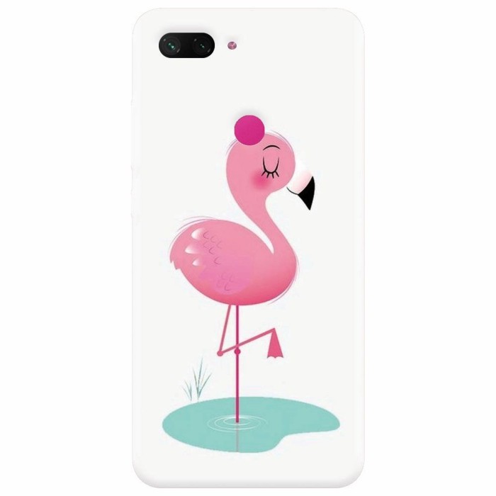 Husa silicon pentru Xiaomi Mi 8 Lite, Flamingo Pink