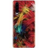 Husa silicon pentru Huawei P30, Colorful Digital Painting Strokes