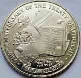 3 Pounds 2013 Gibraltar, Treaty of Utrecht, unc, Europa