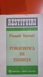 Publicistica de tinerete - Panait Istrati