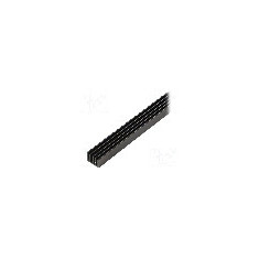 Radiator extrudat, aluminiu, 1000mm x 19mm, neagra, FISCHER ELEKTRONIK - SK 633 1000 SA