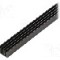 Radiator extrudat, aluminiu, 1000mm x 19mm, neagra, FISCHER ELEKTRONIK - SK 633 1000 SA