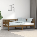 VidaXL Pat de zi, maro miere, 90x190 cm, lemn masiv de pin 820310