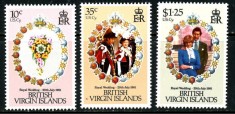 INSULELE VIRGINE BRITANICE 1991 NUNTA REGALA foto