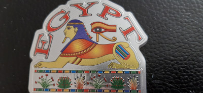 XG Magnet frigider - tematica turistica - Egipt (metalizat) foto