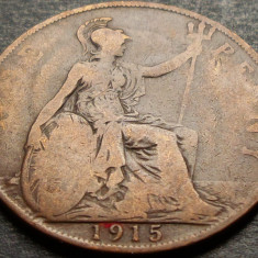 Moneda istorica 1 (One) Penny - ANGLIA, anul 1915 *cod 5104 A - EDWARDVS VII