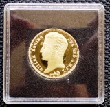 5.002 OLANDA WILLEM 10 GULDEN 1818 PROOF RESTRIKE AURIT + CUTIE, Europa