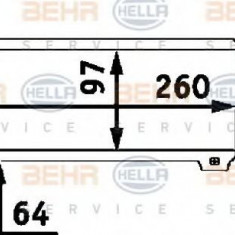 Radiator intercooler OPEL ASTRA F Hatchback (53, 54, 58, 59) (1991 - 1998) HELLA 8ML 376 723-061