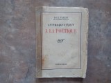 INTRODUCTION A LA POETIQUE PAUL VALERY , 1938