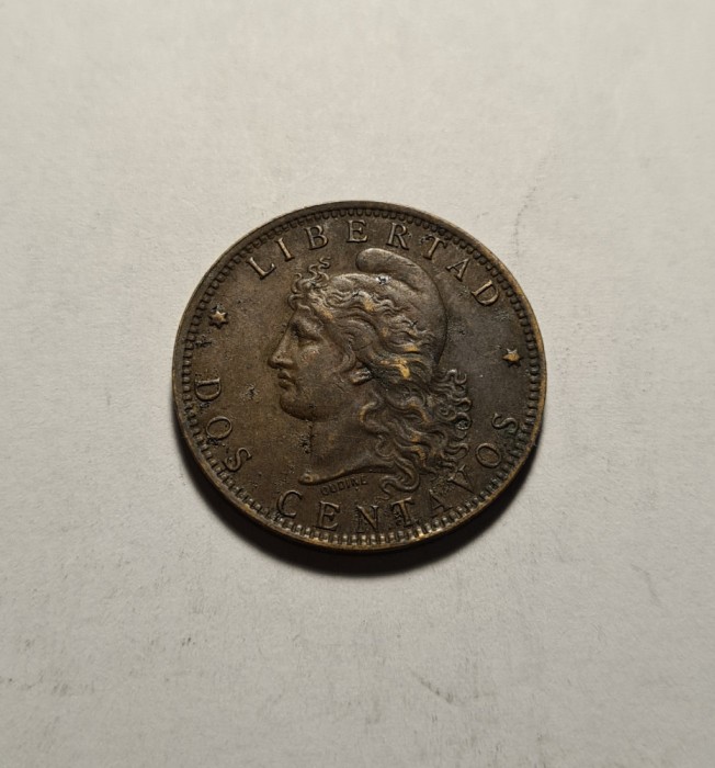 Argentina 2 Dos Centavos 1891