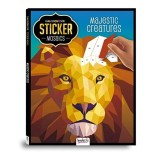 Kaleidoscope Sticker Mosaic: Majestic Creatures