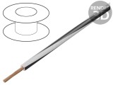 Cablu LgY Cu 2,5mm2 PVC Alb-Negru 50m