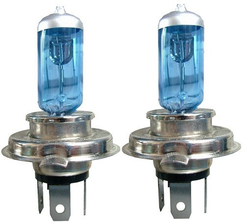 Bec auto H4, set 2 bucati, imitatie Xenon, 55W - 118175