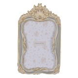 Cumpara ieftin Rama foto masa, perete polirasina aurie gri 13x2x21 cm, 10x15 cm