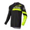 Tricou Alpinestars MX Fluid Chaser Black Yellow Fluo