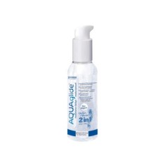Lubrifiant si ulei de masaj AQUAglide 2 in 1, 125 ml