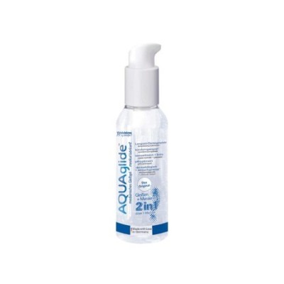 Lubrifiant si ulei de masaj AQUAglide 2 in 1, 125 ml foto