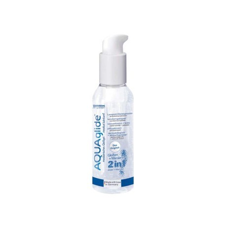 Lubrifiant si ulei de masaj AQUAglide 2 in 1, 125 ml