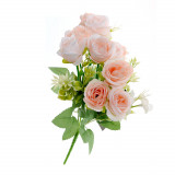 Buchet de flori roz 28 cm