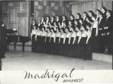 A4568N Corul Madrigal, fotografie cu dedicația olografă a lui Constantin Marin către Mircea Basarab, 1965