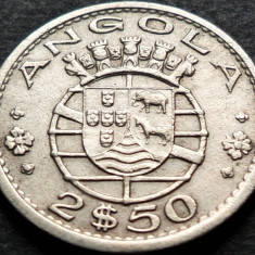 Moneda exotica 2.5 ESCUDOS - ANGOLA, anul 1967 * cod 2294