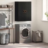 vidaXL Dulap de perete Stejar Negru 69,5 x 34 x 90 cm Lemn compozit 879509