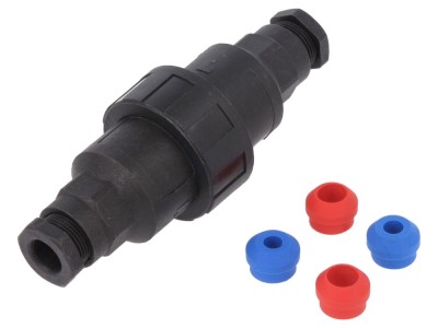 Conector Ethernet ecranat IP68 Cat 5e foto