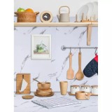 Cumpara ieftin Autocolant Bucatarie Rola - Sticker Impermeabil - Model Marmura Alb,300x45cm-44423