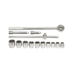 Trusa chei tubulare 3/4&quot; 22 - 50 mm 14 piese Vorel 58140