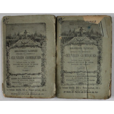 OEUVRES COMIQUES par CYRANO DE BERGERAC , DEUX VOLUMES , 1901 -1902