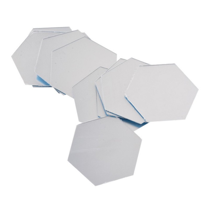 Set Oglinzi Design Hexagon - Oglinzi Decorative Acrilice Cristal - Diamant - MyStyle Luxury Home - Diagonala 18 cm - Set 10 buc
