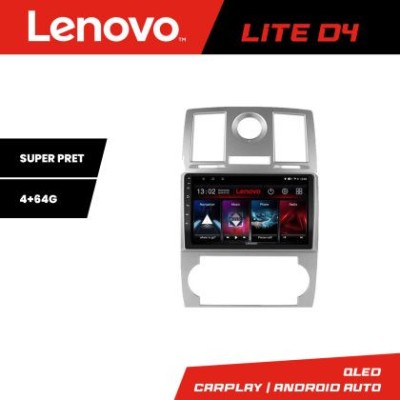 Navigatie Chrysler 300C 2004-2008 Lenovo Kit-CH06 4+64 GB Android Waze USB Navigatie Internet Youtube Radio CarStore Technology foto