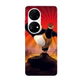 Husa compatibila cu Huawei P40 Pro model Kung Fu Panda, Silicon, TPU, Viceversa, Transparent, Carcasa