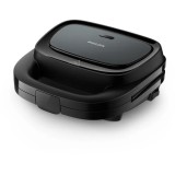 Sandwich-maker Philips HD2331/90 Seria 3000, 750W, pentru sandwich-uri triunghi, plite neaderente,comutator pornit/oprit, lumini indicatoare, sistem d