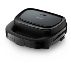 Sandwich-maker Philips HD2331/90 Seria 3000, 750W, pentru sandwich-uri triunghi, plite neaderente,comutator pornit/oprit, lumini indicatoare, sistem d