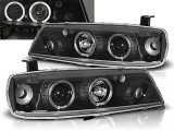 Faruri Angel Eyes negre pentru Opel Vectra C si Signum Facelift 2005-2008