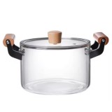 Cratita sticla borosilicata cu capac 62 20x11cm 2.5L DNC61606 CNN44405 TCL