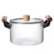 Cratita sticla borosilicata cu capac 62 20x11cm 2.5L DNC61606 CNN44405 TCL