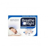 Breathe Right Original, Benzi Nazale Antir&acirc;șăit, Mărime Medie, 30 bucăți, GSK - Ameliorare Congestie Nazală, Răceală, Alergii
