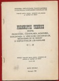 "Prescriptii thnice pentru proiectarea montarea macaralelor mecanismelor de ridicat si dispozitivelor auxiliare" 1982
