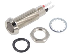 Lampă de control LED concav alb rece 48VDC &Oslash;8,1mm IP67 MARL