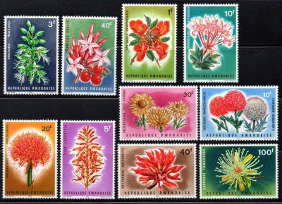 RUANDA Rwanda 1966, Flora, serie neuzata, MNH foto