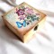 Cutie elemente florale si fluture, cutie lemn 35254