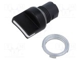 Comutator rotativ 22mm EAO Poz.i stab 4 negru fără IP65 46